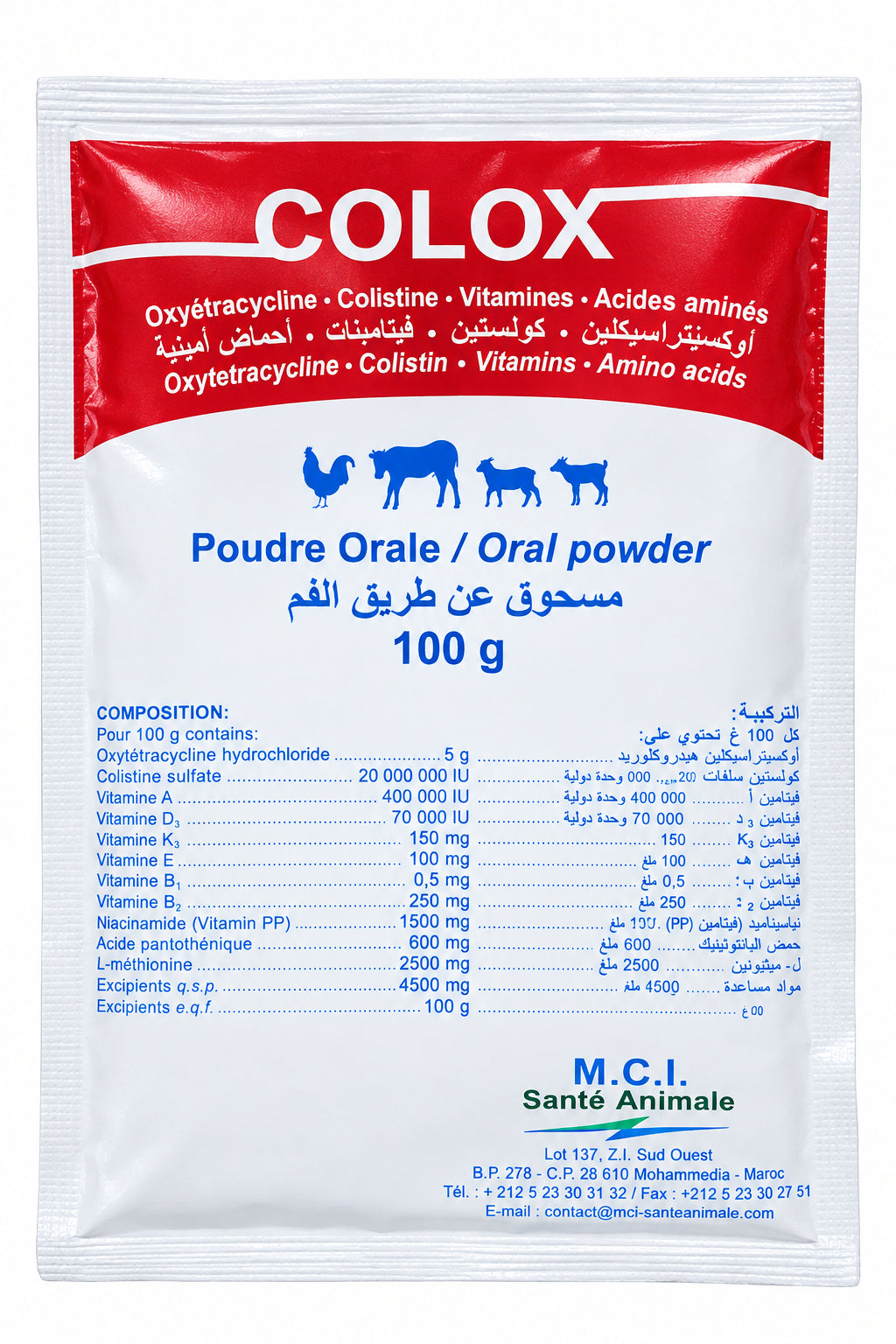 Colox oxyetracycline